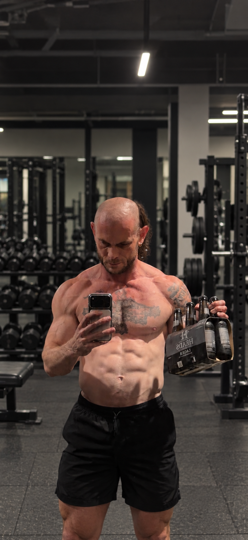 Nick, the creator of NickFit, at the gym
